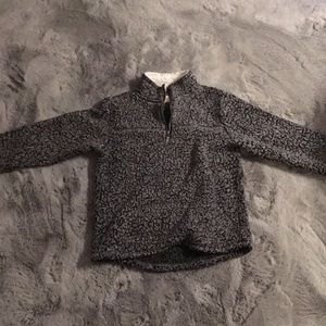 Quarter zip Sherpa sweater